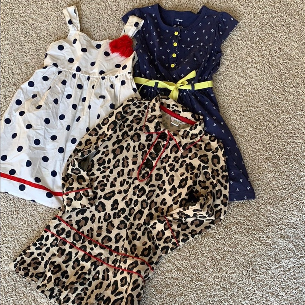 Girls size 4 dresses